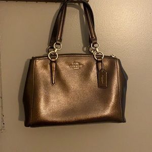 Coach satchel w/crossbody strap